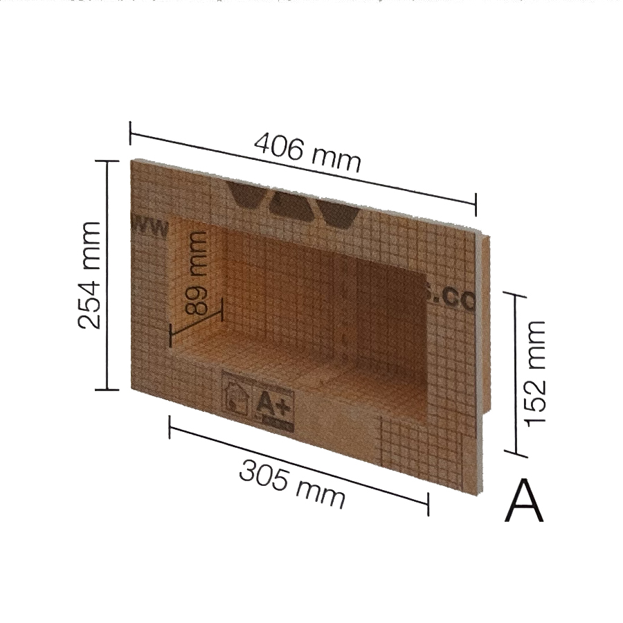 Wandnische Befliesbare-Wandnischen Duschablagen Ablagesystem Schlüter KERDI-BOARD-N-BEN10028