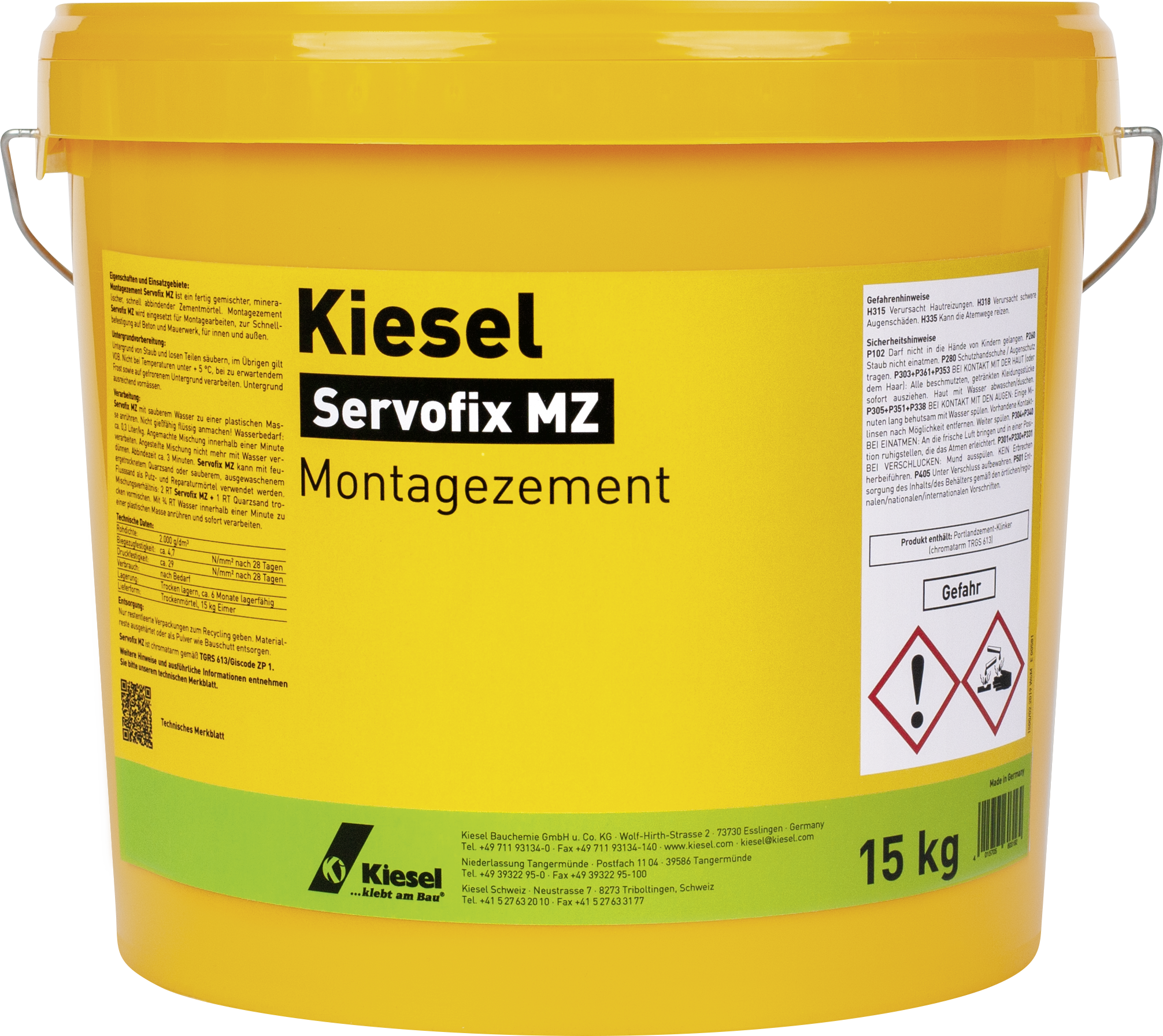 kiesel Servofix MZ montagecement 15 kg