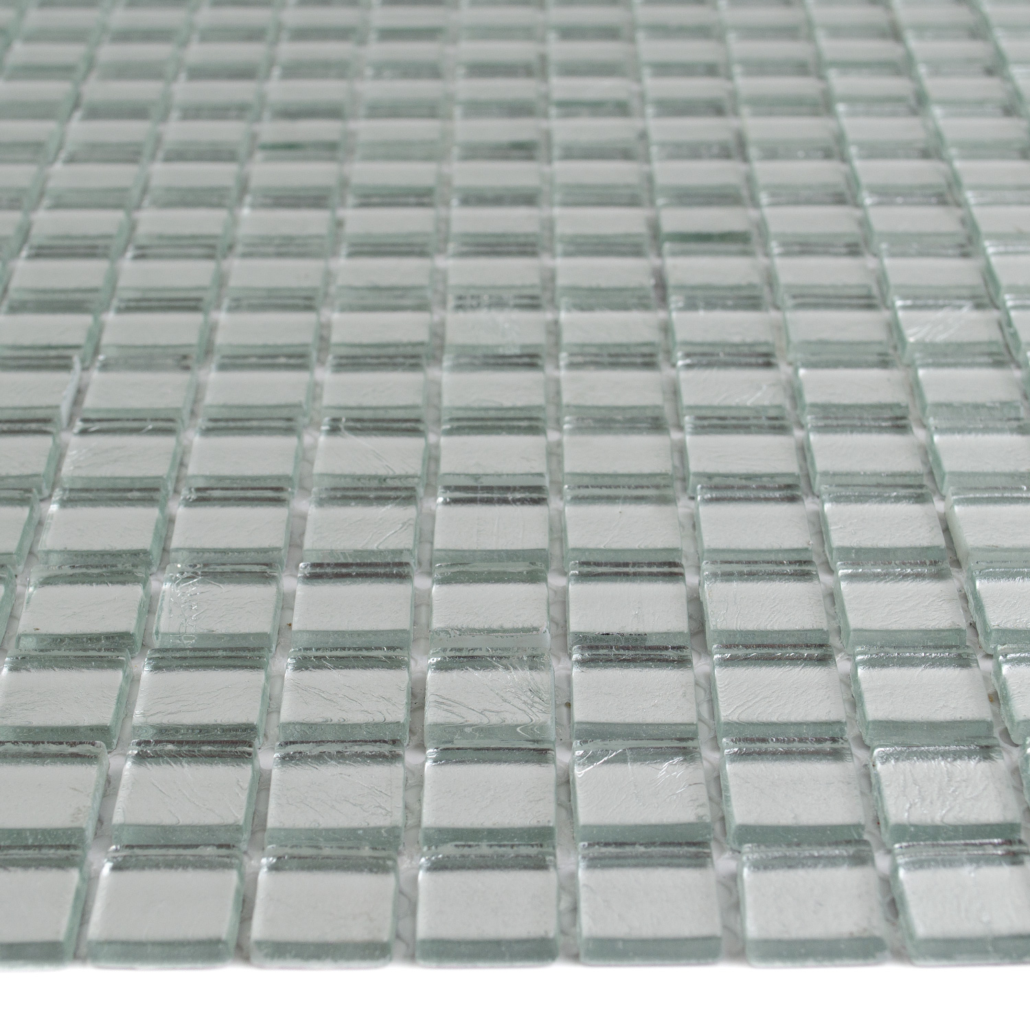 Glasmosaik Galaxina Silber Metalleffeckt 1 Paket-BEN10220.2