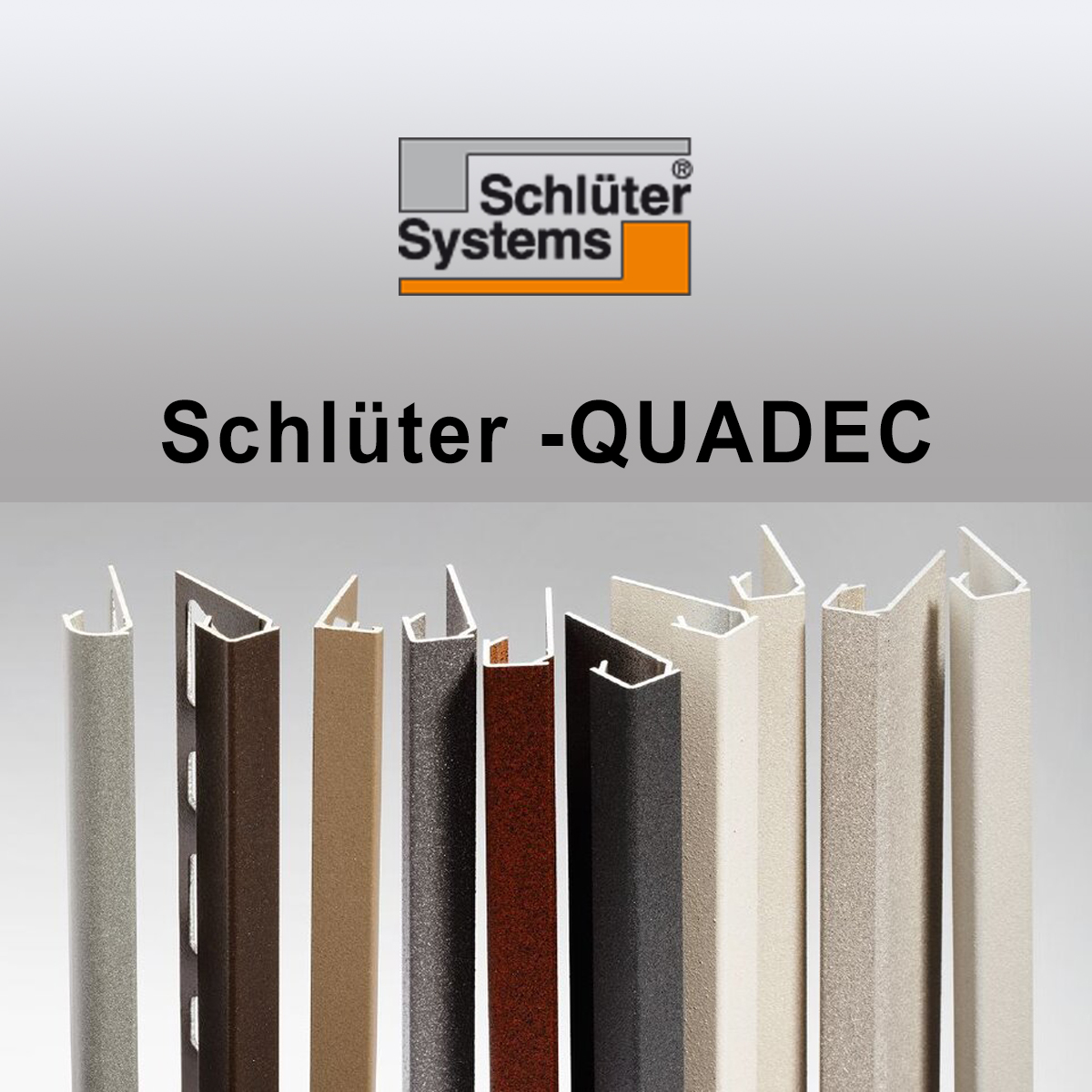 Tegelrails 11 mm tegelprofiel Schlüter rail Quadec roestvrij staal 2,5 rm